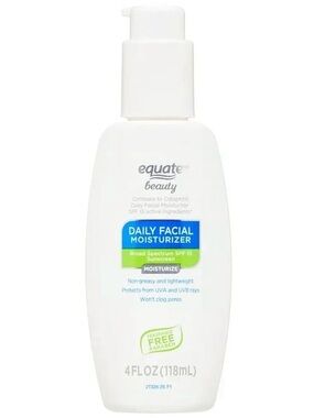 3/$12 Equate Beauty Daily Facial Moisturizer 4oz